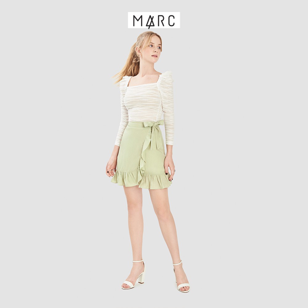 Váy nữ MARC FASHION mini đắp chéo viền bèo | BigBuy360 - bigbuy360.vn