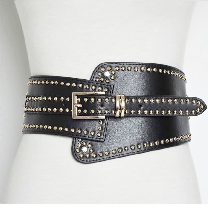 Đai váy bản to Kim siêu phẩm