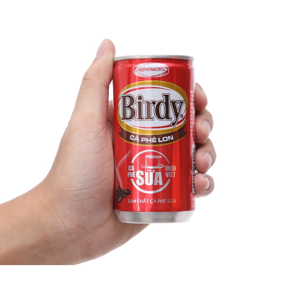 Cà phê sữa Birdy lon 170ml/ Cà phê sữa Highland Coffee lon 235ml/ Cà phê sữa Max Coffee lon 235ml