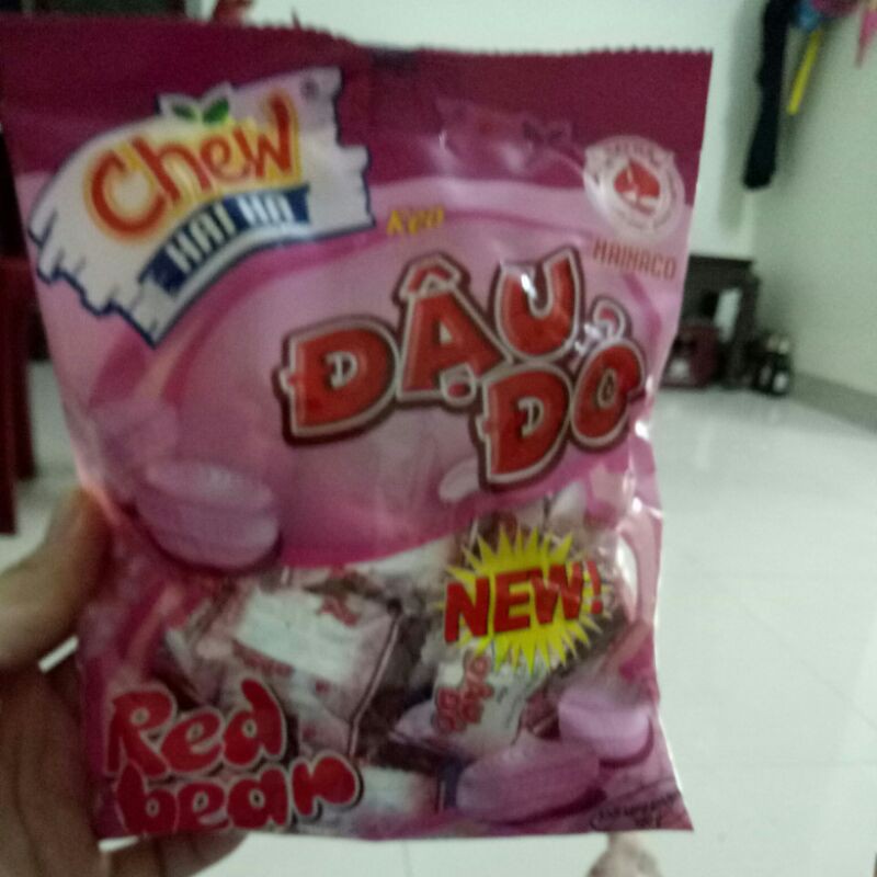 Kẹo chew Hải Hà đậu đỏ 100g