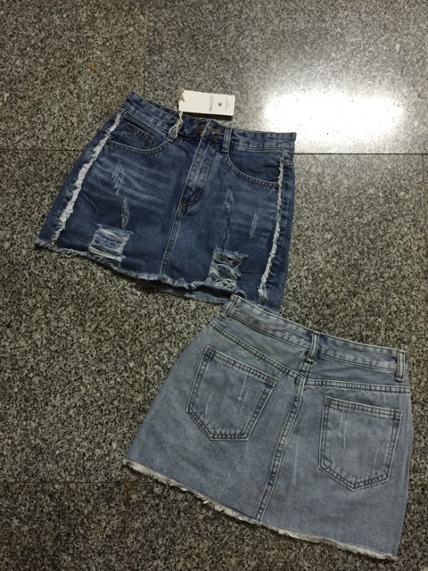 Quần giả váy jean rách | BigBuy360 - bigbuy360.vn