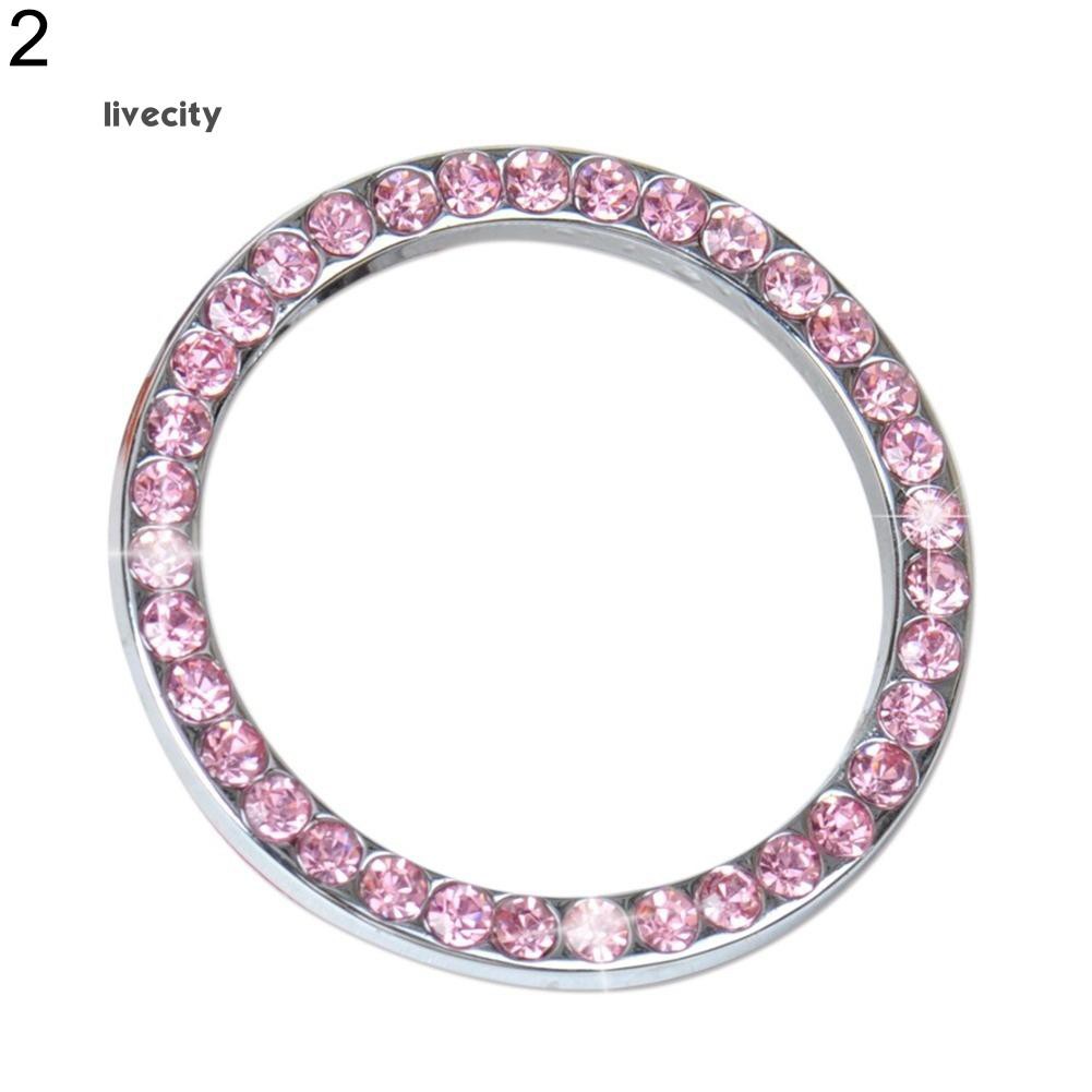 Vòng Đính Đá Trang Trí Nút Khởi Động Xe Hơi | BigBuy360 - bigbuy360.vn