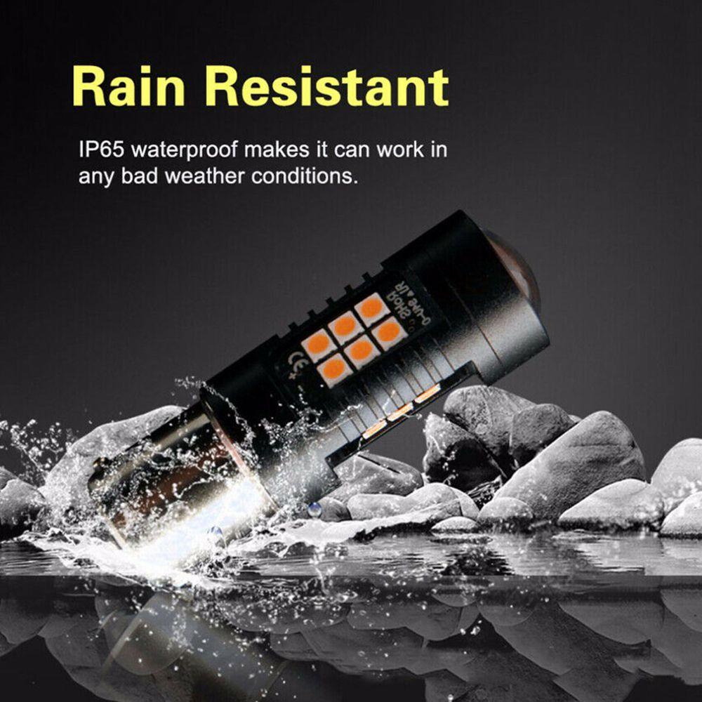 Đèn LED Xi Nhan Màu Vàng 12V 24V 1156 BAU15S Dành Cho Xe Hơi