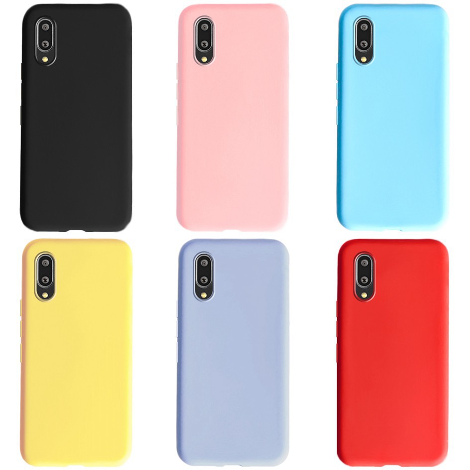 Ốp Lưng Silicone Mềm Màu Trơn Chống Sốc Cho Vivo V11 V11I Vivo V11 V 11 Pro
