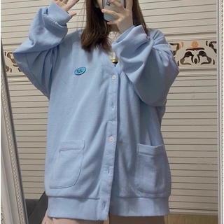 [order] Áo cardigan xanh nhạt basic xinh xắn (ảnh thật ở cuối)