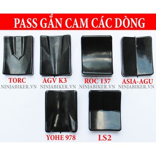 Pass gắn cằm các dòng chuyên dụng nhiều dòng asia - agu - torc - yohe - agv - ls2