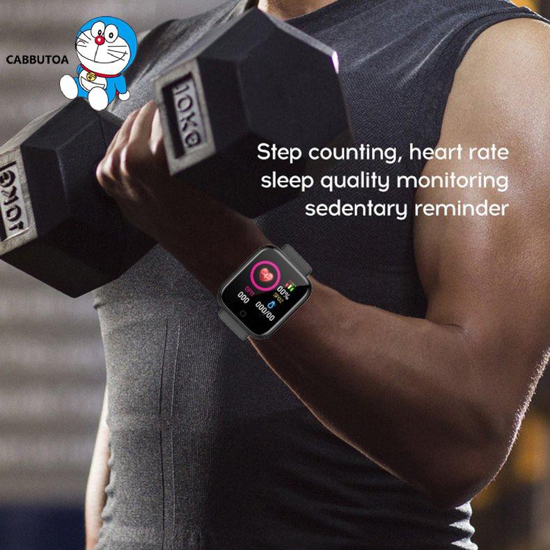 Đồng Hồ Đeo Tay Thông Minh Y68 Chống Nước Hỗ Trợ Theo Dõi Tập Thể Dục Cho Ios Android