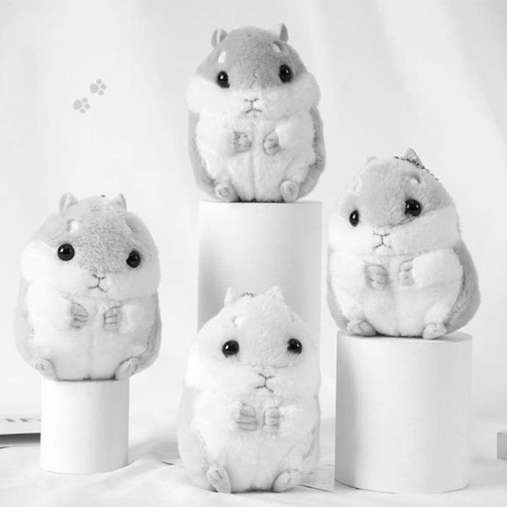 AARON1 Móc Khóa Hình Thú Nhồi Bông Dễ Thương 10cm