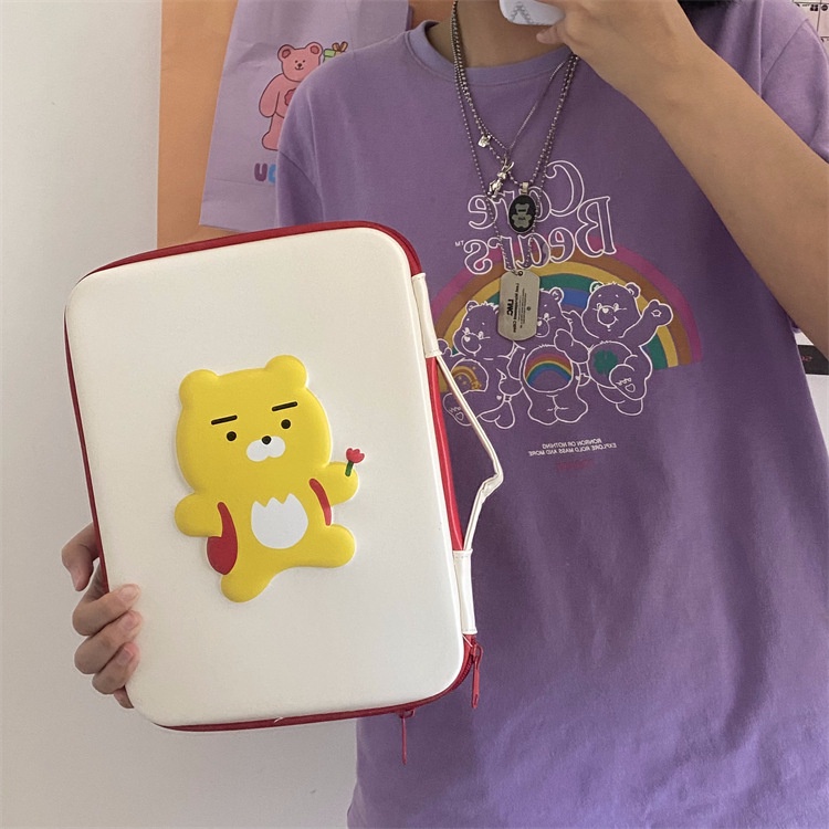 Túi Đựng laptop 9.7 10 13 inch Chống Sốc Họa Tiết Sư Tử Đáng Yêu Phong Cách Hàn Quốc Ốp