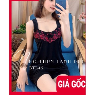 [45-75kg]Bộ Đùi Thun Lạnh Dây Bản