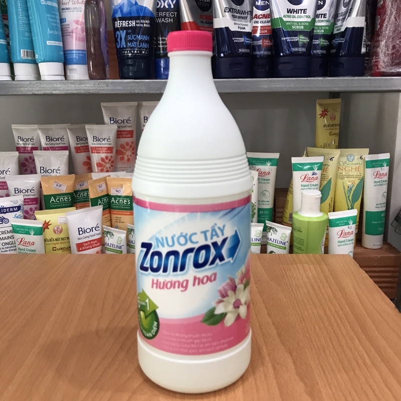 Nước Tẩy Trắng Quần Áo ZONROX Nguyên Chất 6 trong 1 (1000ml)