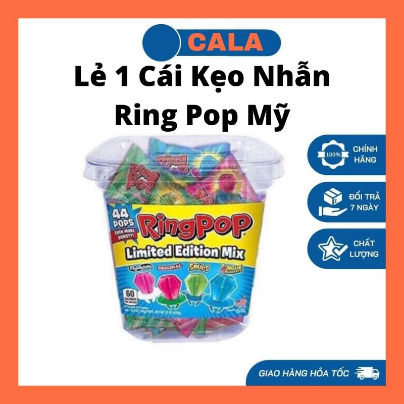 Kẹo Nhẫn Ring Pop Hàng Mỹ