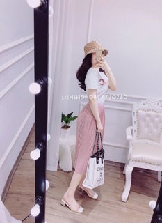 ⚡️SIÊU HOT⚡️CHÂN VÁY XẾP LY CẠP CHUN