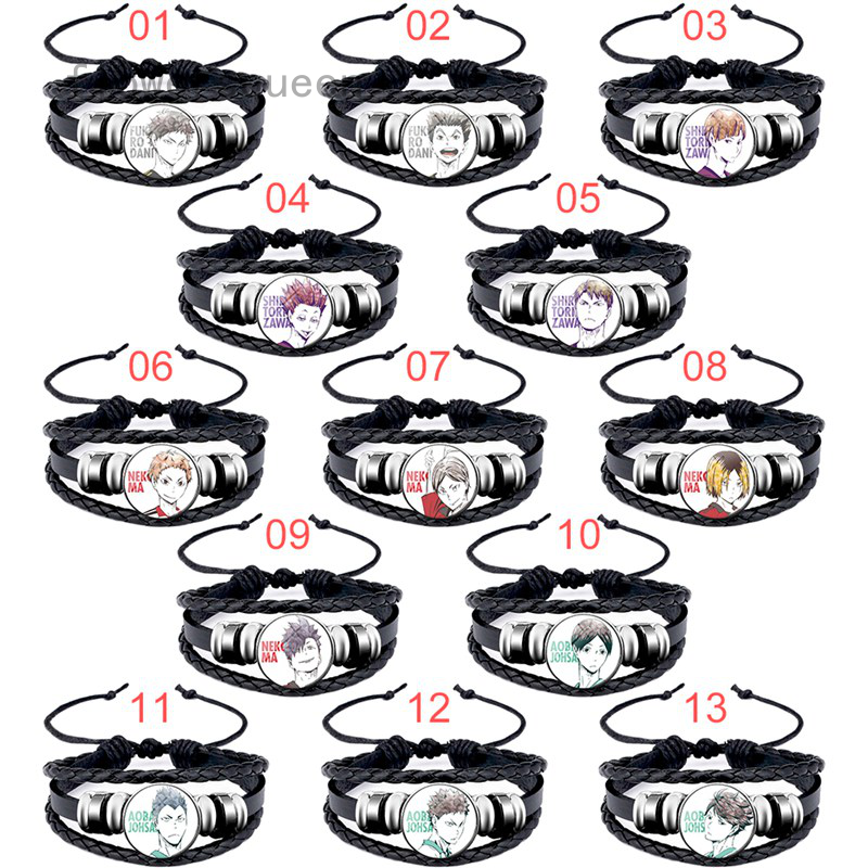 flowersqueen Vòng Đeo Tay Bằng Da Thời Trang Cá Tính Cho Nam / Nữ