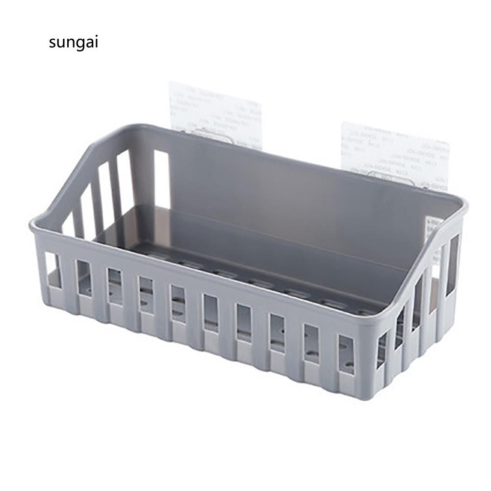 Giá để đồ treo tường nhà tắm làm bằng nhựa PP kích thước 26.5cm x 12cm x 13cm tiện dụng | BigBuy360 - bigbuy360.vn