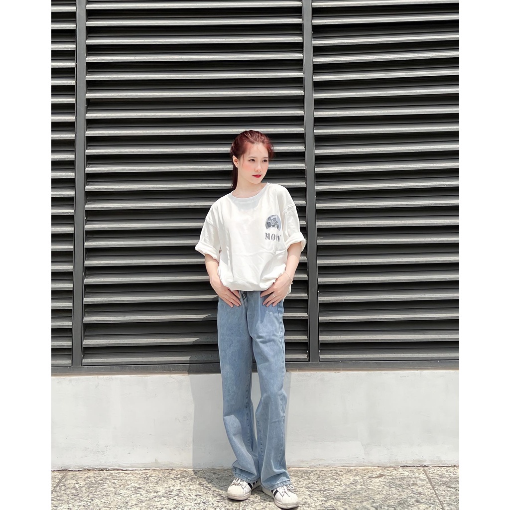 Áo thun chữ MOON hình sau lưng quảng châu thời trang nữ miho house