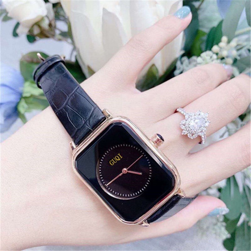 ĐỒNG HỒ NỮ HAZO GOGI 445 DÂY DA HOT TREND DỄ THƯƠNG CỰC ĐẸP | BigBuy360 - bigbuy360.vn