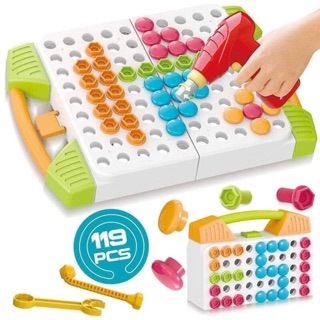 Bộ Đồ Chơi Button Gear-119 Chi Tiết