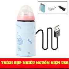 Túi thông minh, hâm, ủ, giữ nhiệt bình sữa luôn 40 độ (cắm dây bằng USB máy tính, sạc dự phòng)