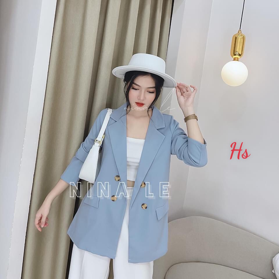 Áo Blazer Nữ, Áo Vest Kiểu Dáng Hàn Quốc 2 Lớp Siêu Đẹp - LOLIPOP