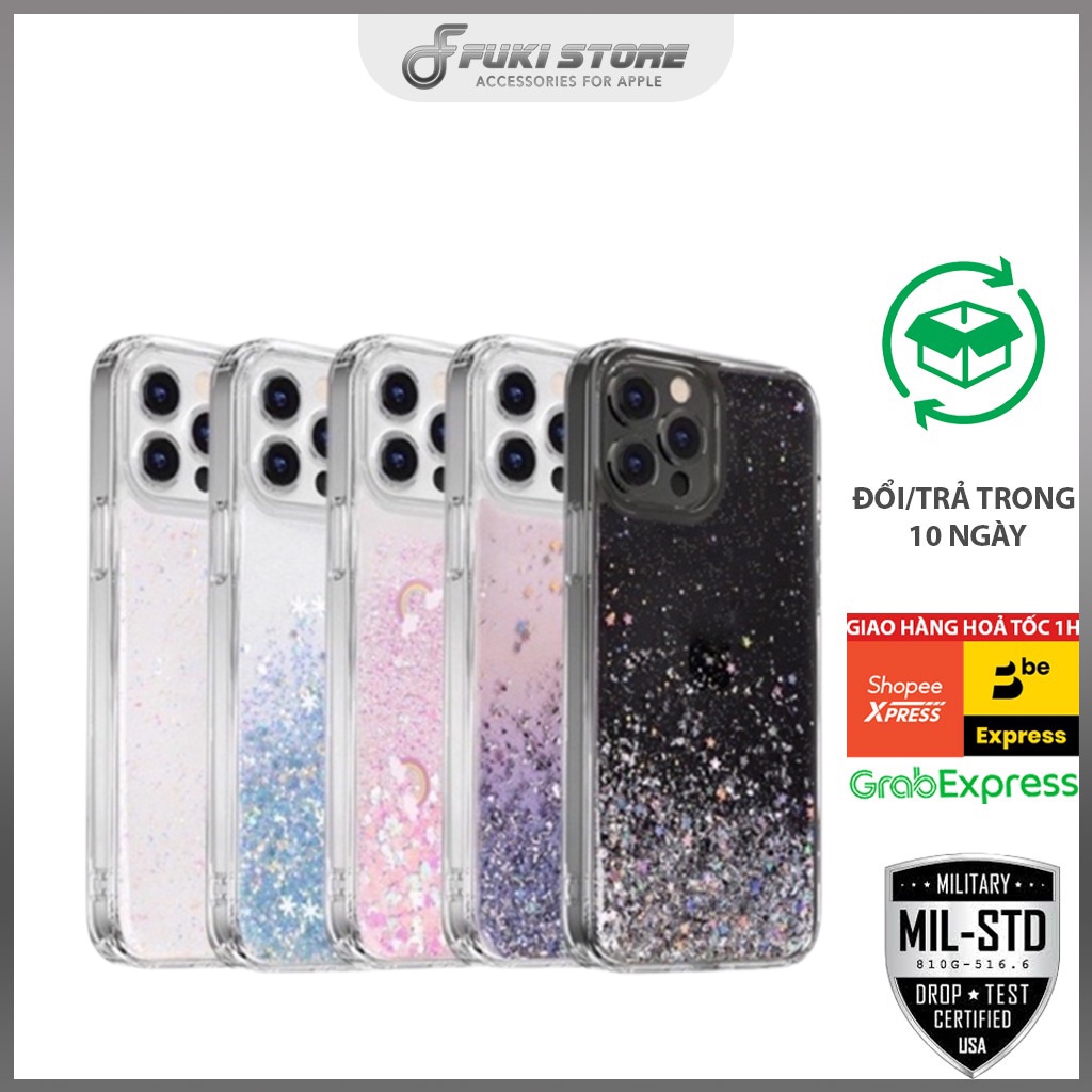 ỐP LƯNG Switcheasy Starfield ⚡𝐇À𝐍𝐆 𝐂𝐇Í𝐍𝐇 𝐇Ã𝐍𝐆⚡ Kim Tuyến Lấp Lánh cho phone 13 series
