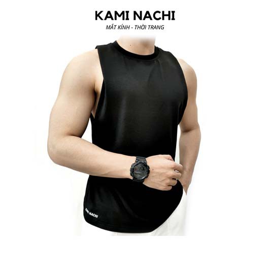 [COMBO 2 ÁO] Áo TANKTOP nam/nữ Kami Nachi - Áo Tập Gym Vải Đẹp Cao Cấp / Vải Cotton Lụa Xuất Khẩu