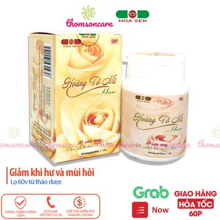 Hoàng tố nữ, hỗ trợ giảm khí hư, ổn định kinh nguyệt ở phụ nữ từ Đẳng sâm, bạch truật và thảo dược lọ 60 viên