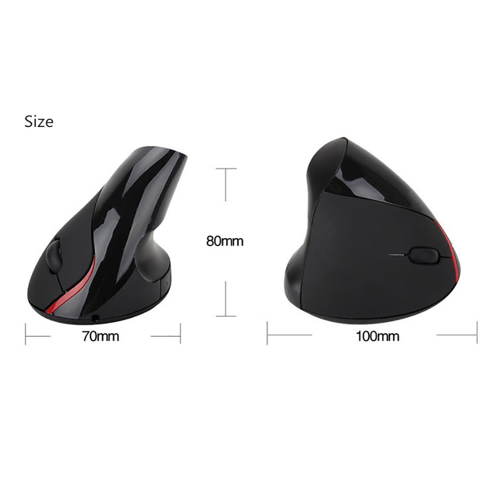 Chuột không dây Wireless vertical mouse chuột đứng cao cấp chống tê tay PKCB