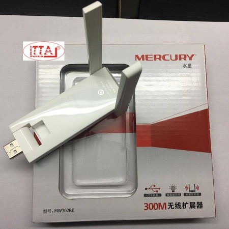 Bộ Kích Sóng Wifi Mercury 2 râu MW302RE - Mercury 2 râu MW302RE