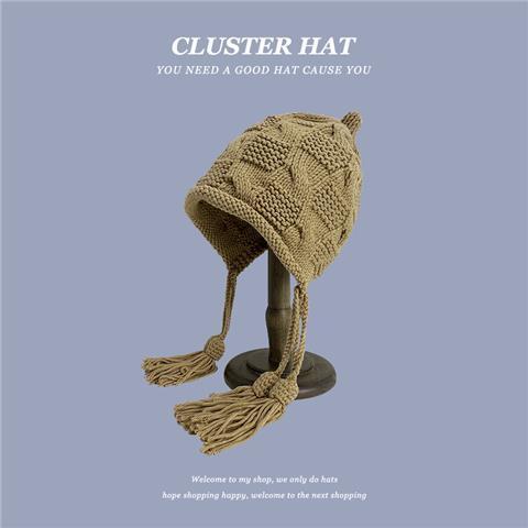 Mũ Len Dệt Kim Đính Tai Lạc Đà Dễ Thương Và Ngọt Ngào