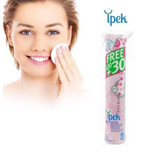 Bông tẩy trang Ipek 150, 130, 80  miếng Thổ Nhĩ Kỳ cao cấp chính hãng | BigBuy360 - bigbuy360.vn