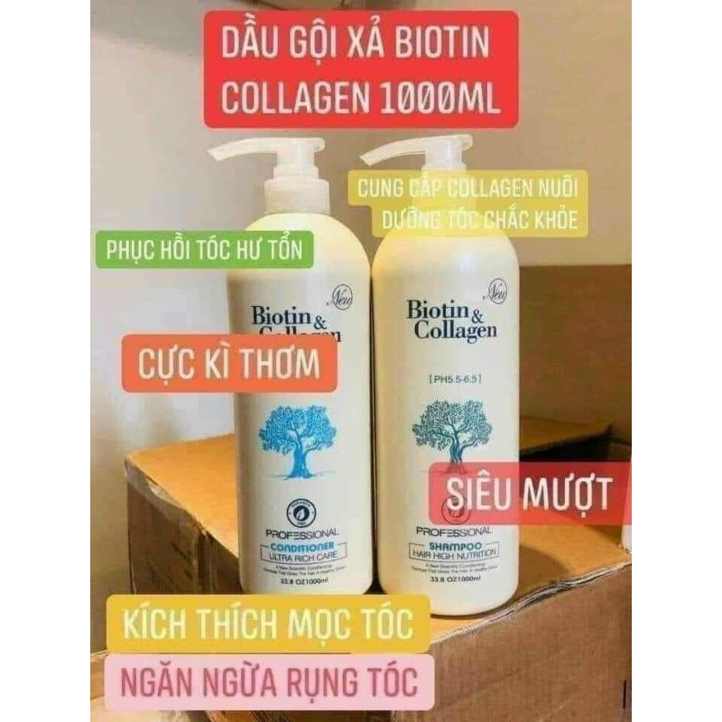 Biotin & Collagen - Dầu gội đầu siêu mượt