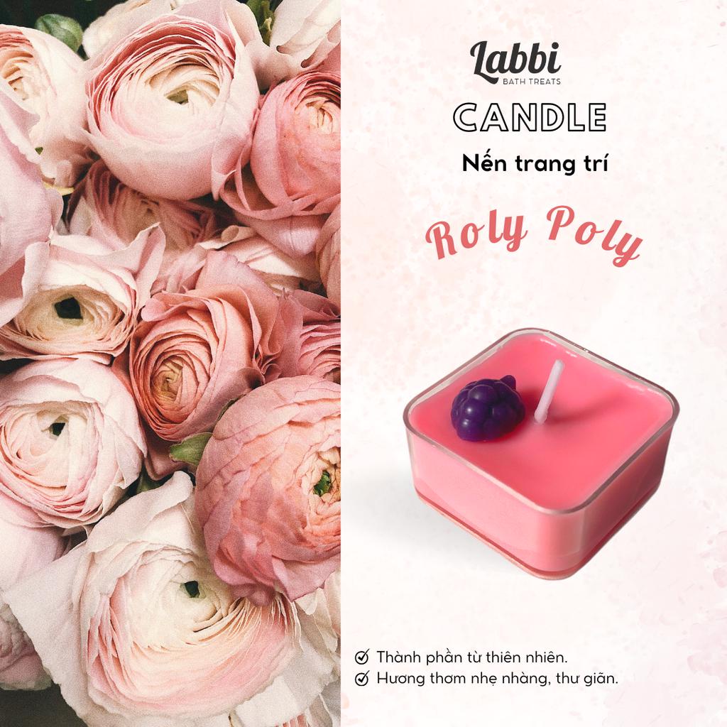 ROLY POLY CANDLE [Labbi] Nến trang trí / Candle / Nến vuông