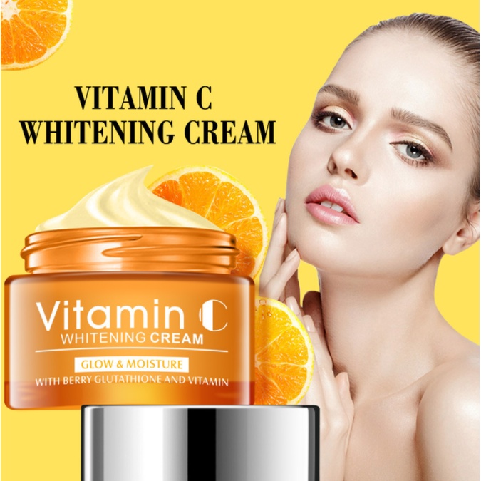 Kem Dưỡng Trắng Da Disaar 50ml Dưỡng Chất Vitamin C &amp; Hyaluronic Acid - Dưỡng ẩm, giảm thâm nám sẹo mụn, giúp da căng mư