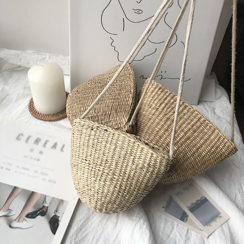 Túi Xách Nữ Túi Đeo Chéo Đan Mây Phong Cách Bohemian Thanh Lịch Dành Cho Nữ