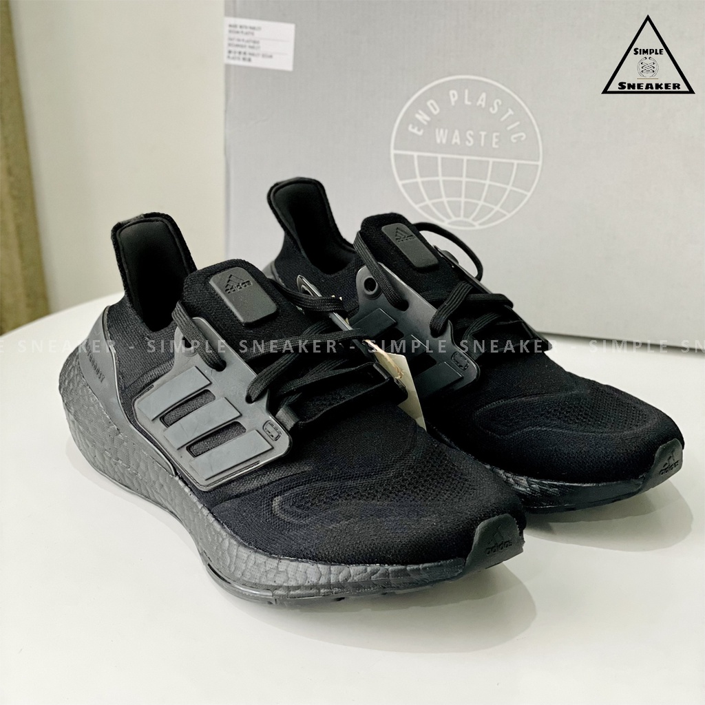 Giày Adidas Ultraboost 22 Màu Đen Chính Hãng💙SIMPLE SNEAKER💙Ultra Boost 22 Magic Grey Turbo Giày Chạy Bộ Tập Gym