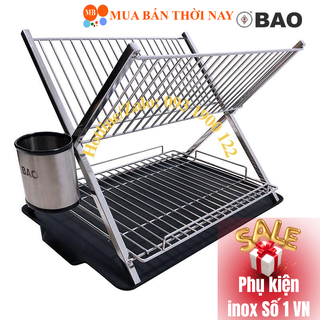 Kệ để chén dĩa kcx – 3550 inox bảo