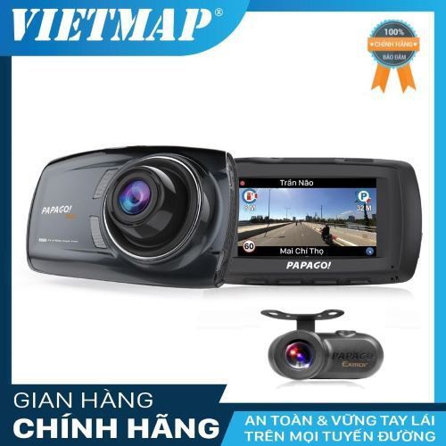 [Hỗ Trợ Lắp Đặt Miễn Phí Tận Nơi] CAMERA HÀNH TRÌNH VIETMAP PAPAGO S70G + PAPAGO S1 BẢO HÀNH 12 THÁNG | BigBuy360 - bigbuy360.vn