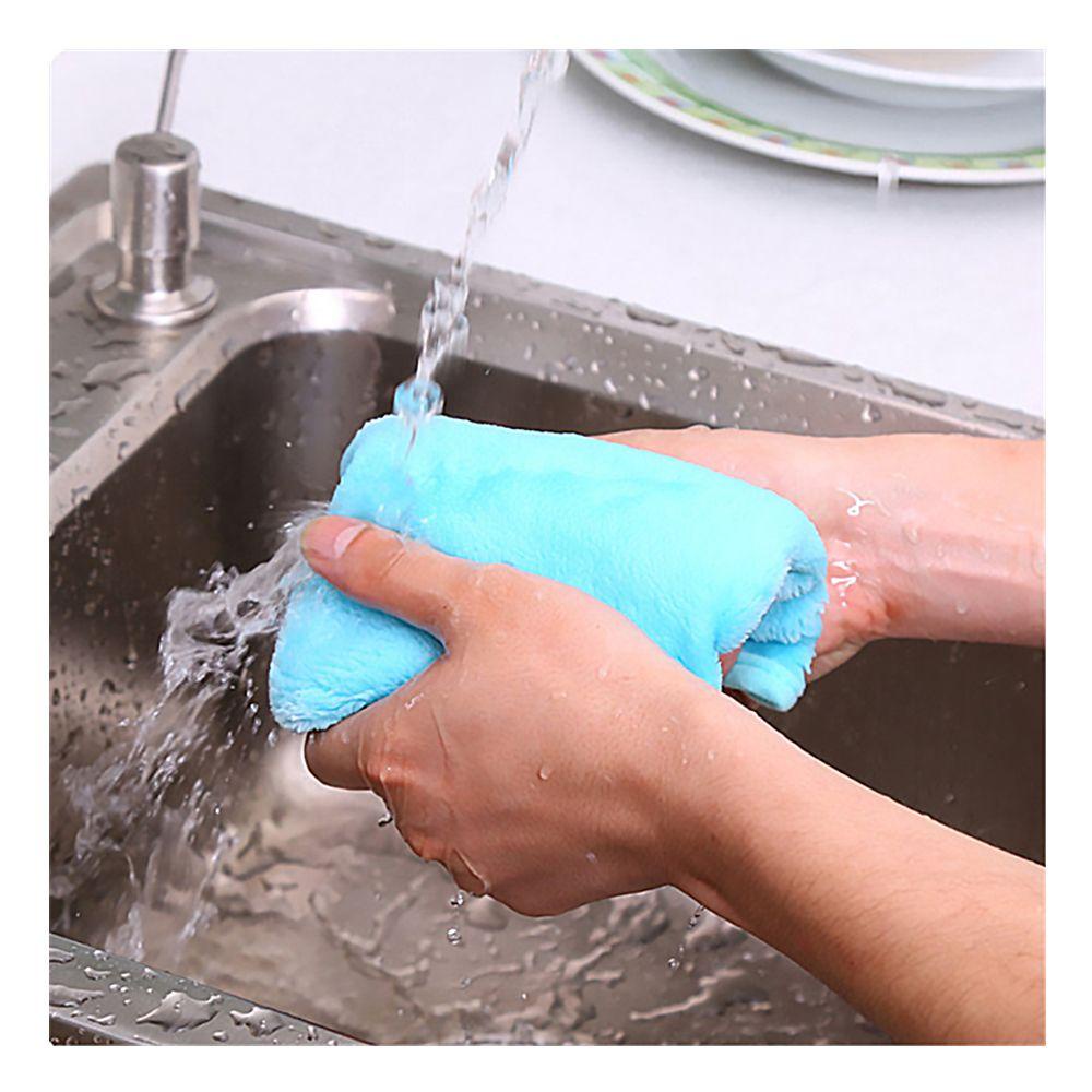 1 Khăn Lau Tay Hai Lớp Thấm Hút Tốt 33 * 20cm