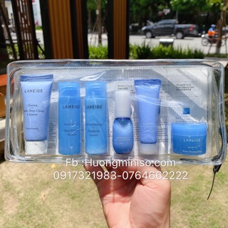 [ Chính Hãng ] SET DƯỠNG DA LANEIGE MINI 6 MÓN