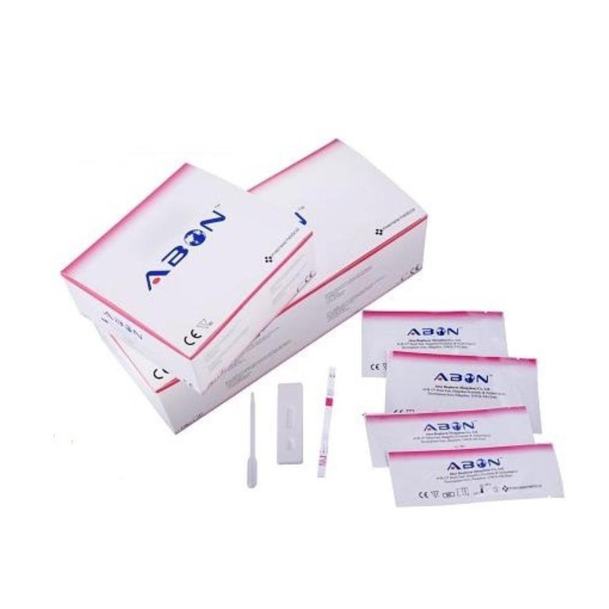 [Che tên SP] Hộp 50 que thử thai sớm ABON, hàng đủ 5mm, chuẩn hàng Acon Laboratories Inc USA Mỹ, Date dài FDA &CE