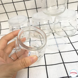 Combo 20 hũ thủy tinh làm sữa chua 200ml kiểu dáng đẹp mắt 00637