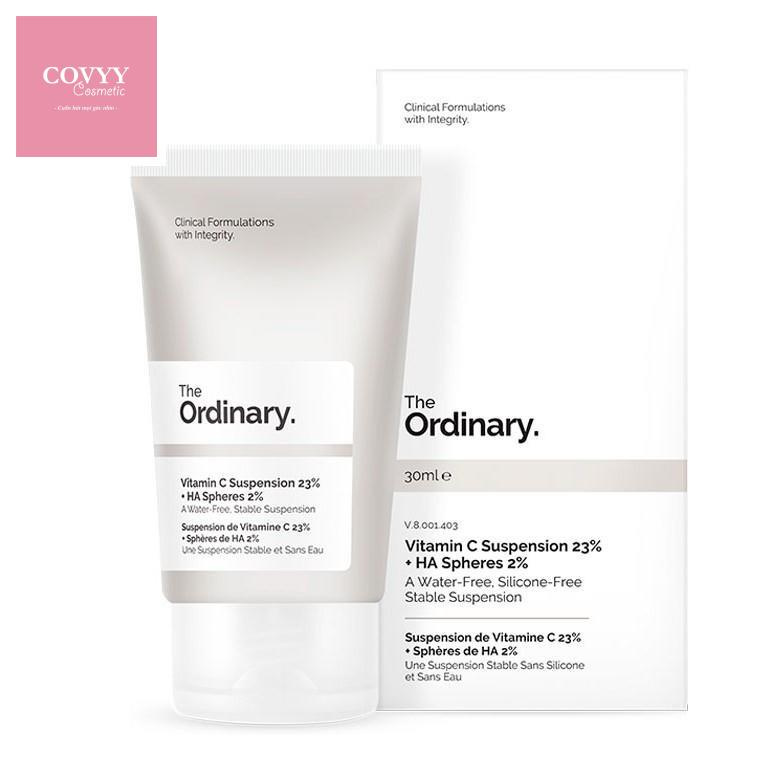 Kem dưỡng trắng sáng da giảm thâm nám, chống lão hoá The Ordinary Vitamin C Suspension 23% + HA Spheres 2% 30ml