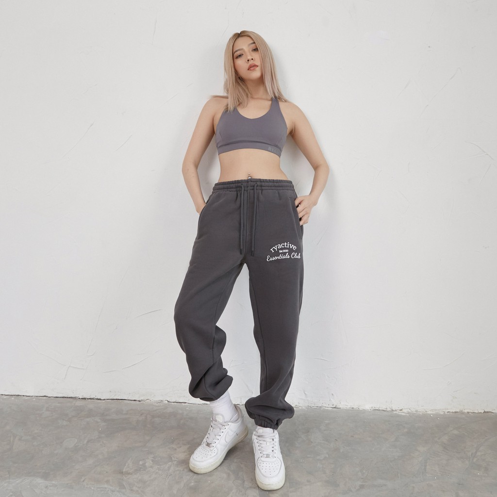 Quần jogger thể thao RYACTIVE - OVERSIZE JOGGER Dark grey