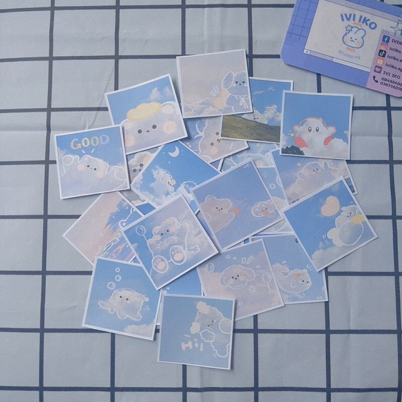 IVI IKO | Set 24 sticker Sky Cute - bầu trời dễ thương