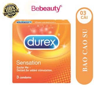 Bao cao su durex sensation hộp 3 cái - 0403521