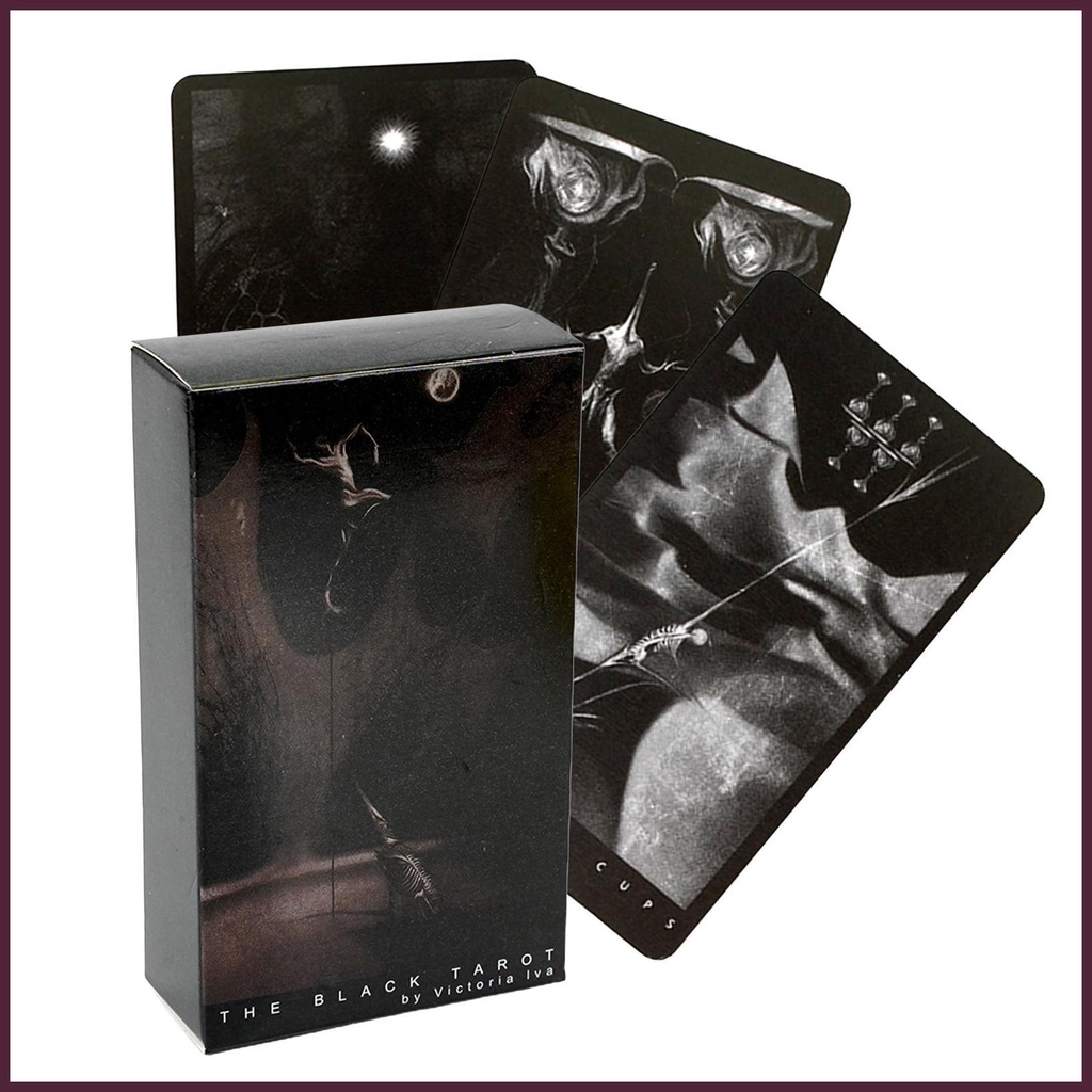 Bộ Bài Tarot Màu Đen Chất Lượng Cao