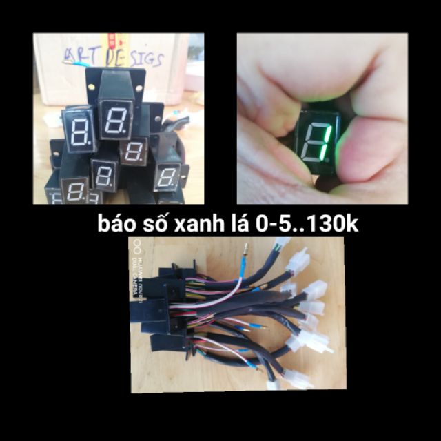 Báo số xe máy chống nước 0-5