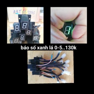 Báo số xe máy chống nước 0-5