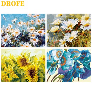 DROFE Bộ Tranh Tô Màu Số Hóa DIY 40x50cm Dùng Trang Trí